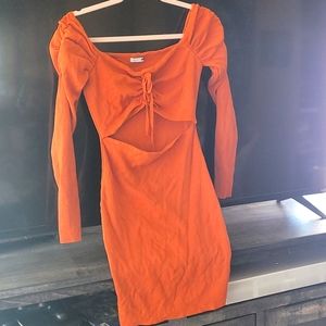 Orange dress